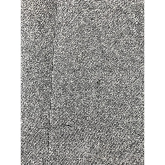 Vintage 90s Gray Wool Black Velvet Military Blazer SteamPunk Goth Fall Winter - Picture 6 of 10